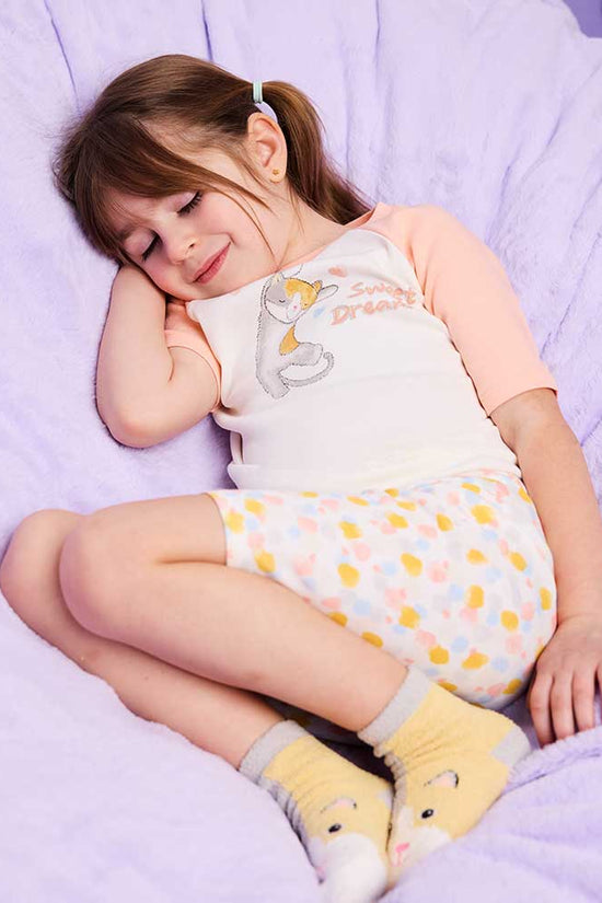 Calico Cat Shorties Pajamas
