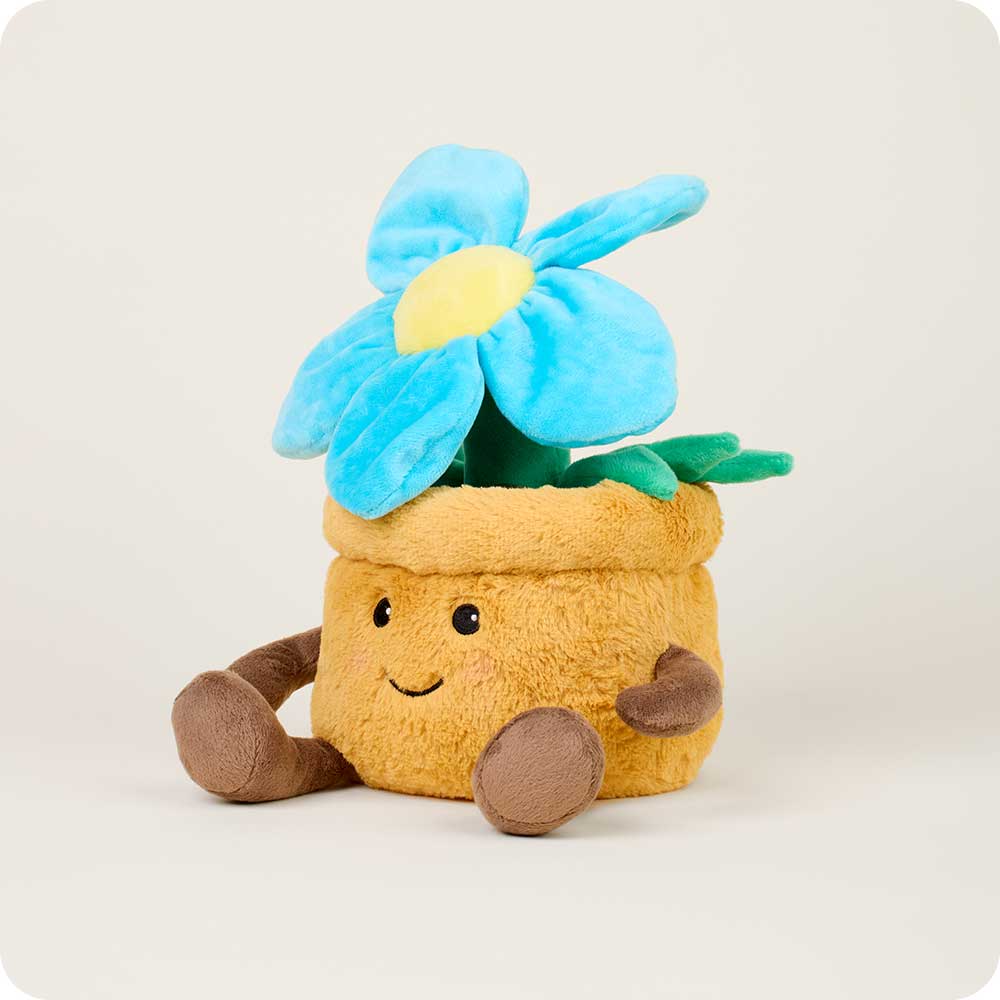 Blue Flower Pot Warmies