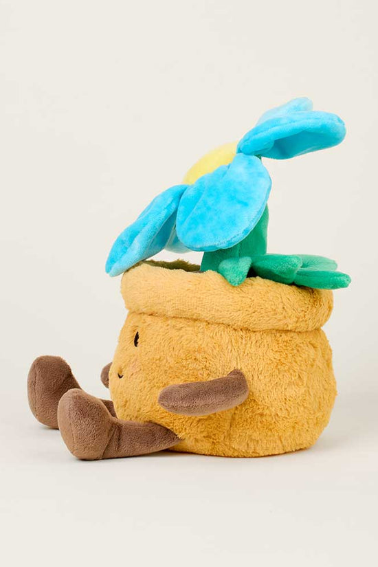 Blue Flower Pot Warmies