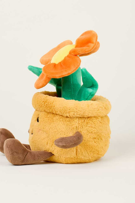 Orange Flower Pot Warmies