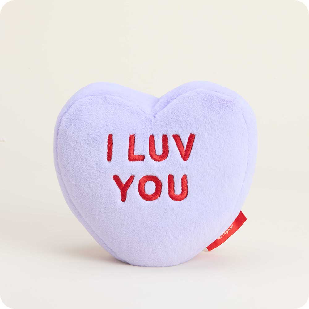Sweethearts Purple I Luv You Heart Warmies