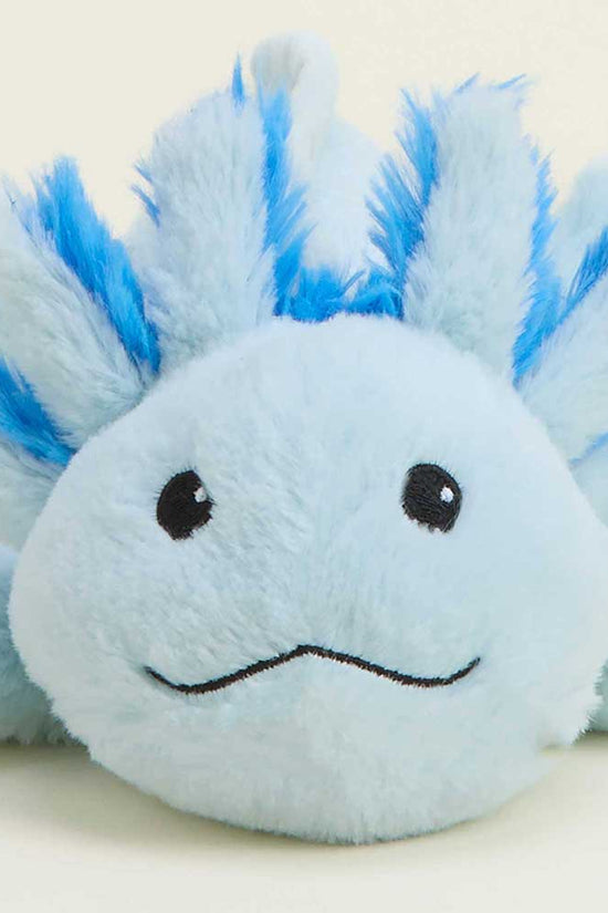 Blue Axolotl Warmies Junior