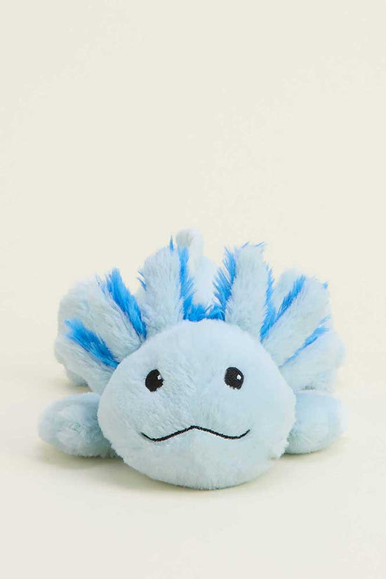 Blue Axolotl Warmies Junior