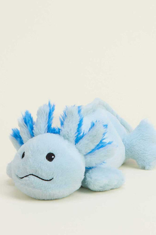 Blue Axolotl Warmies Junior