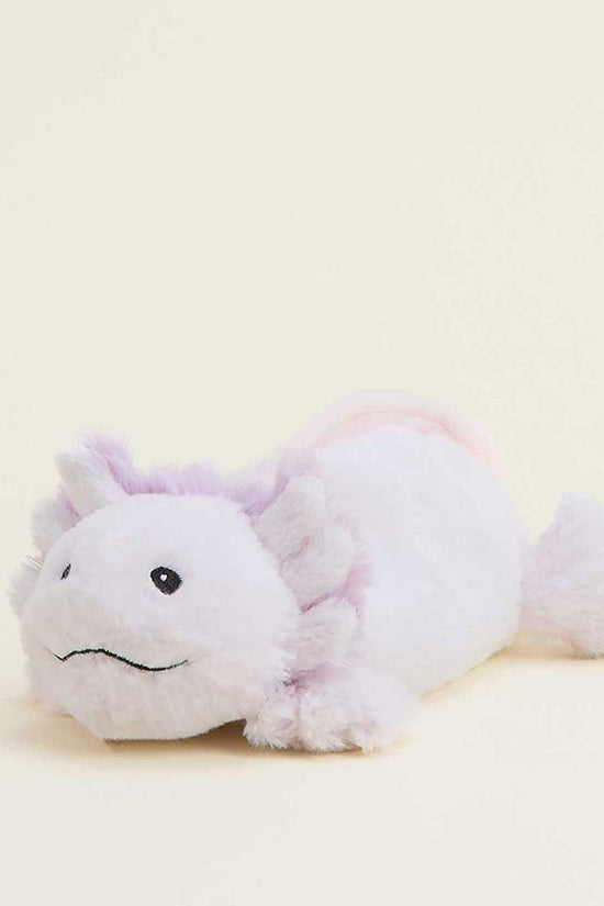 Pink Axolotl Warmies Junior