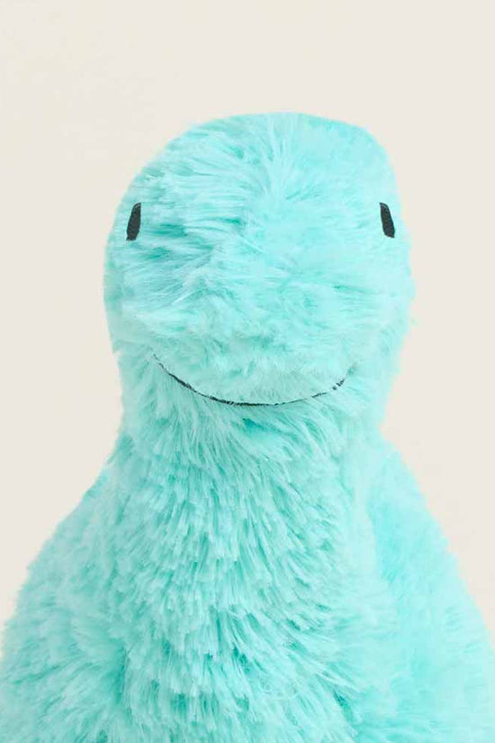 Teal Long Neck Dinosaur Warmies Junior