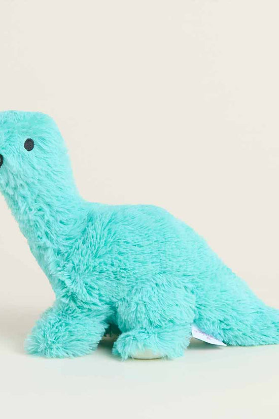 Teal Long Neck Dinosaur Warmies Junior