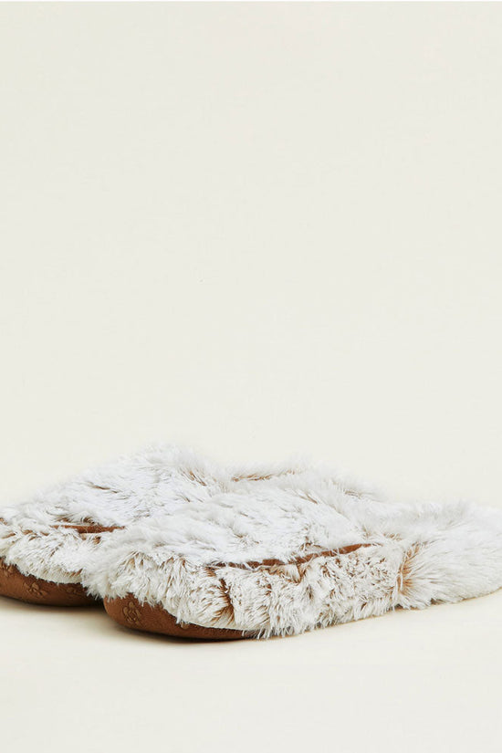 XL Marshmallow Brown Slippers Warmies