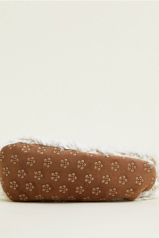 XL Marshmallow Brown Slippers Warmies