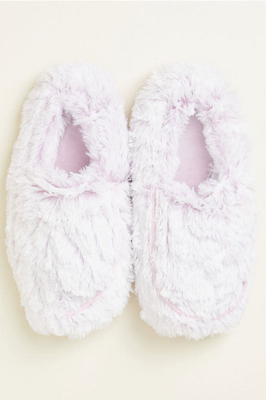 XL Marshmallow Lavender Slippers Warmies