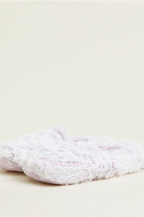 XL Marshmallow Lavender Slippers Warmies