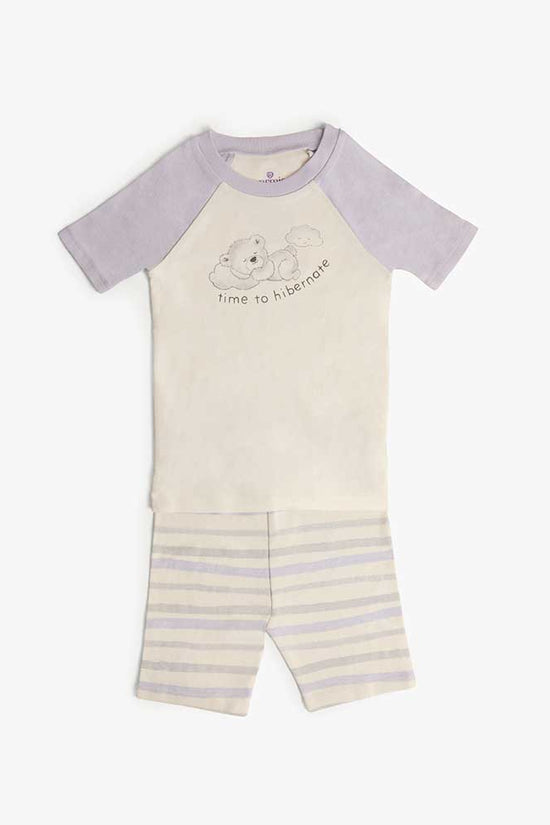 Marshmallow Bear Shorties Pajamas