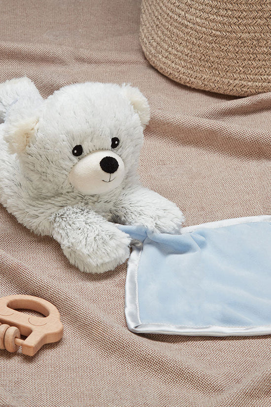 Marshmallow Bear Blankie Warmies