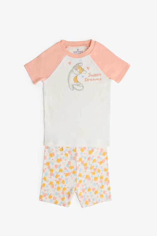 Calico Cat Shorties Pajamas