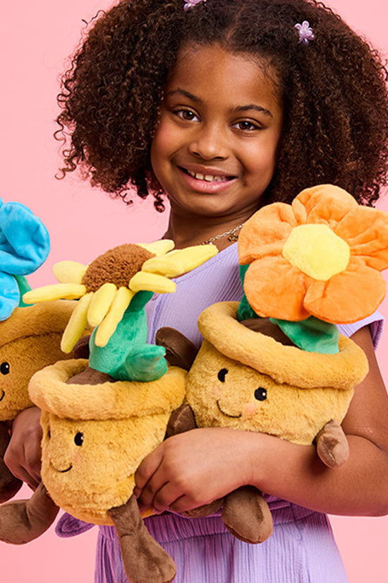 Blue Flower Pot Warmies