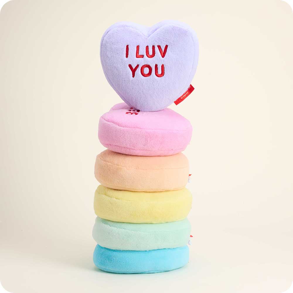 Sweethearts Purple I Luv You Heart Warmies