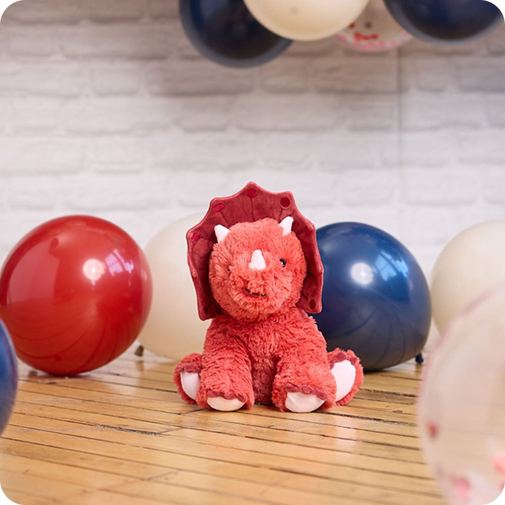 Red Triceratops Warmies