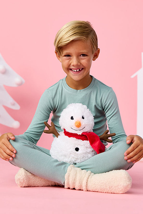 Red Scarf Snowman Warmies