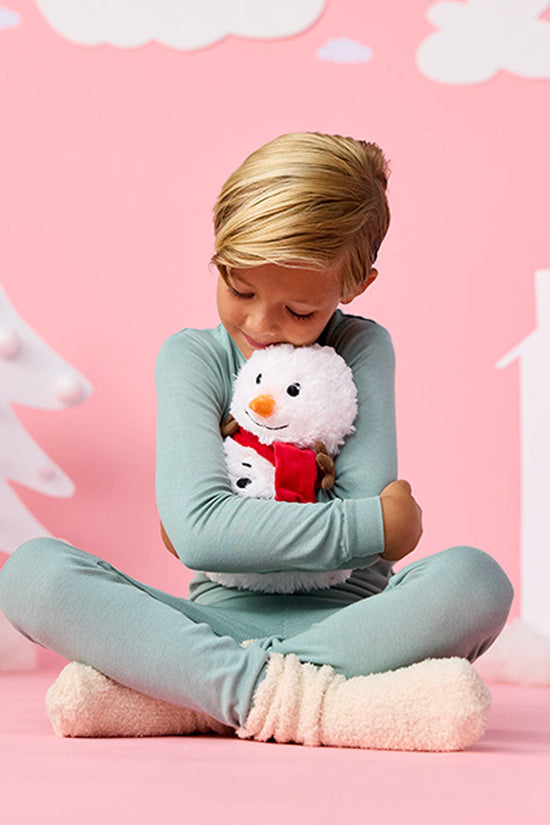 Red Scarf Snowman Warmies
